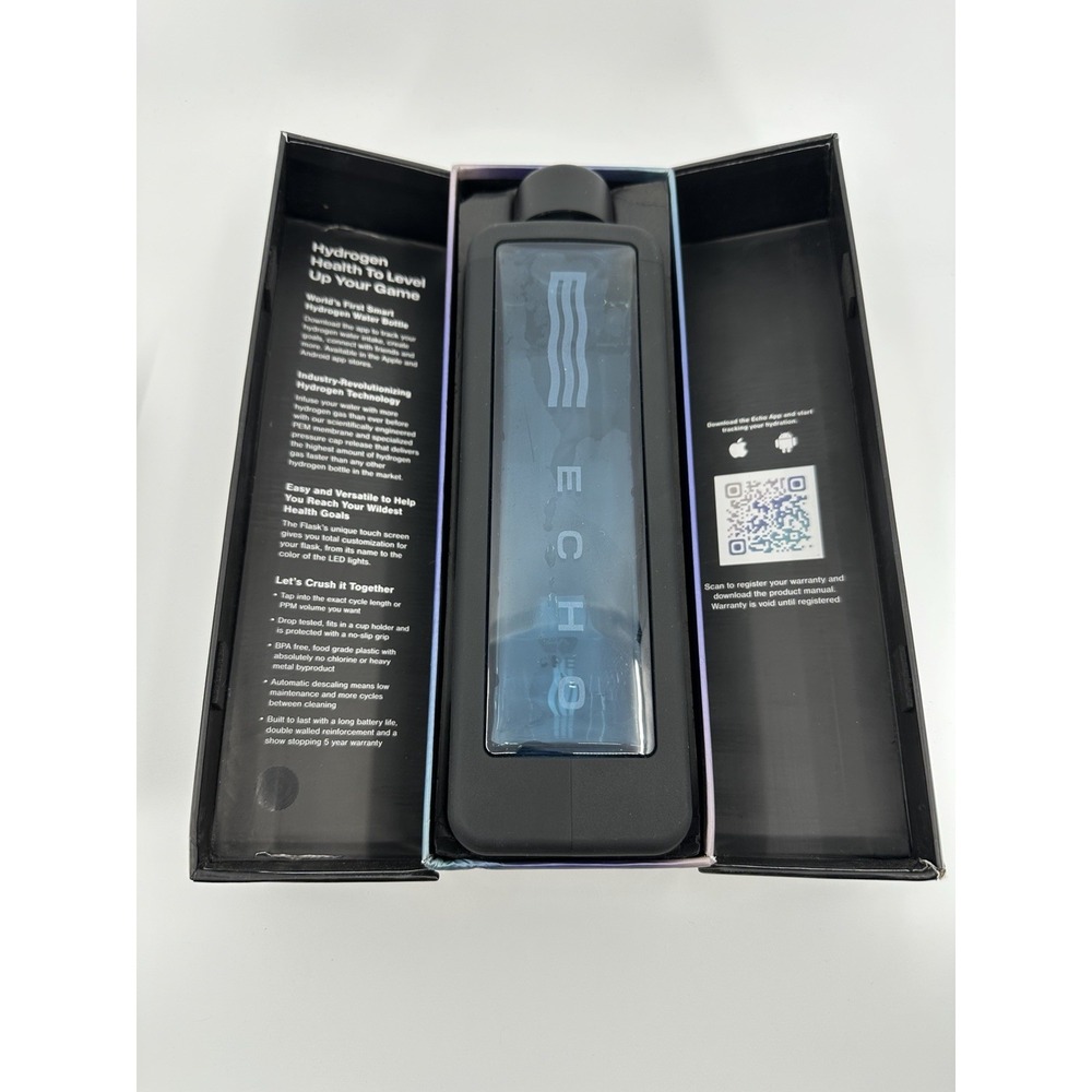 Echo Hydrogen Water Flask Portable H2 Generator Bottle – Used 10 Times